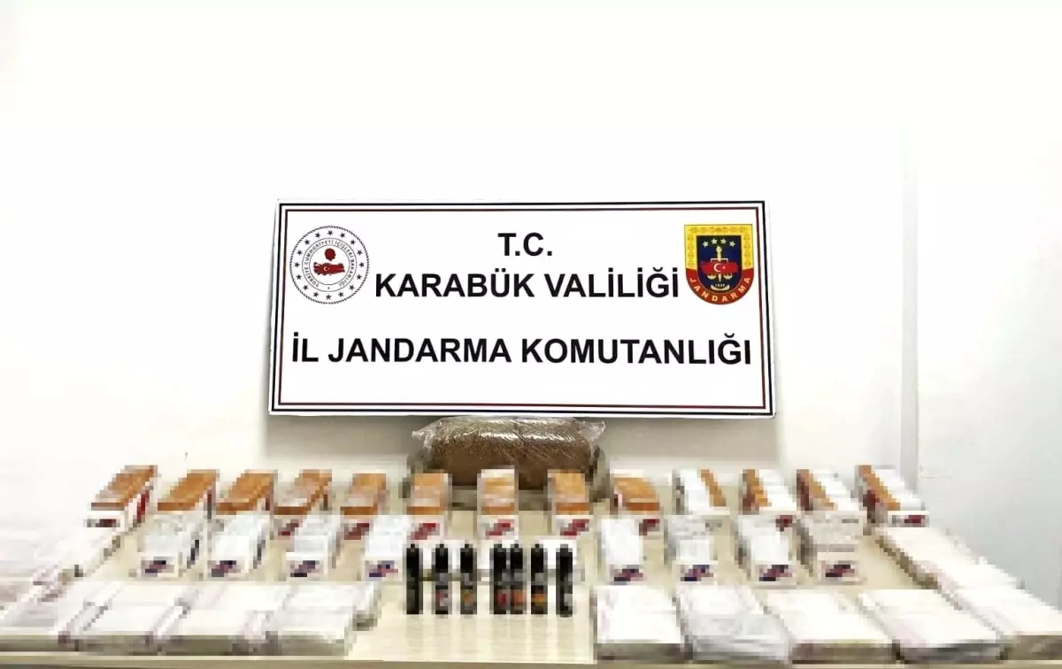 Karabük\'te Kaçak Tütün Operasyonu