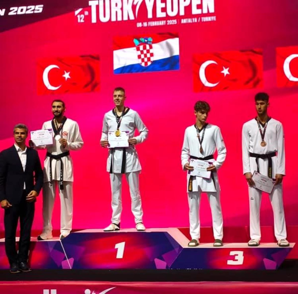 Mustafa Said Yörükoğlu, Taekwondo\'da Bronz Madalya Kazandı