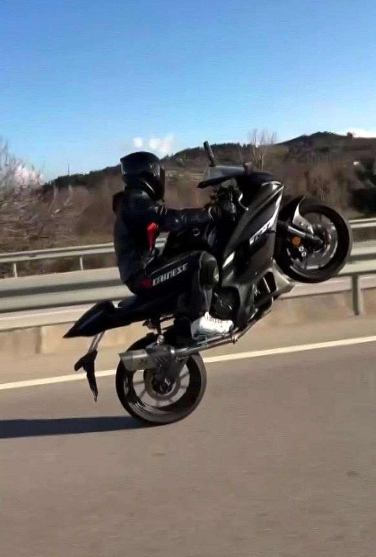 Çanakkale\'de Motosiklet Sürücüsüne Ceza