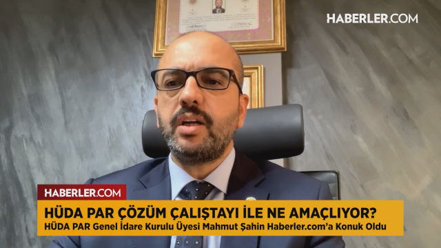 HÜDA PAR'dan çalıştay mesajı: Silahların susması önemsiyoruz