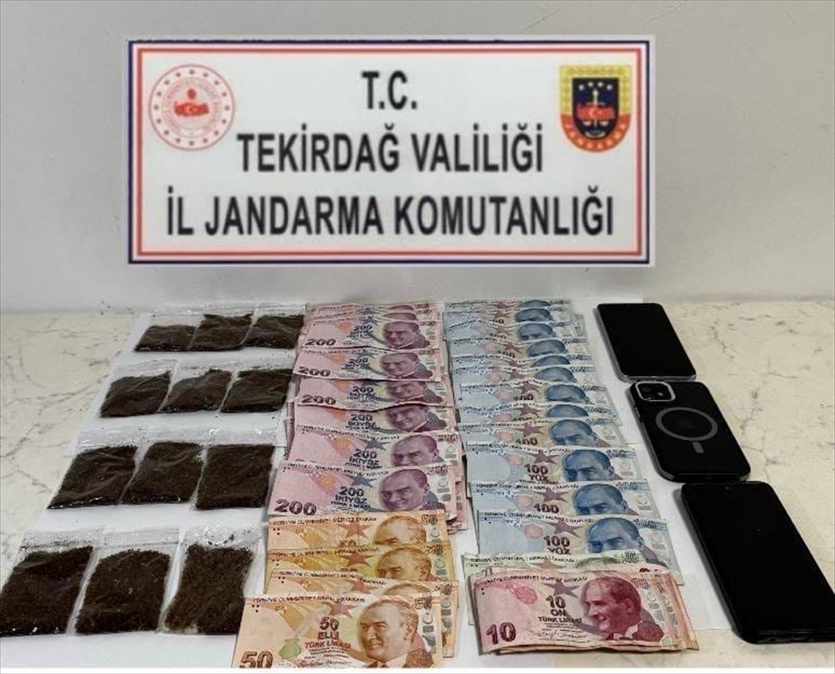 Tekirdağ\'da Uyuşturucu Operasyonu: 5 Gözaltı