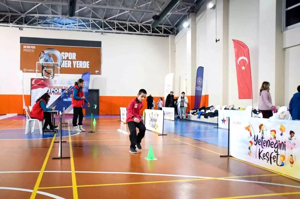 Gençler Spor Yetenek Taramasında