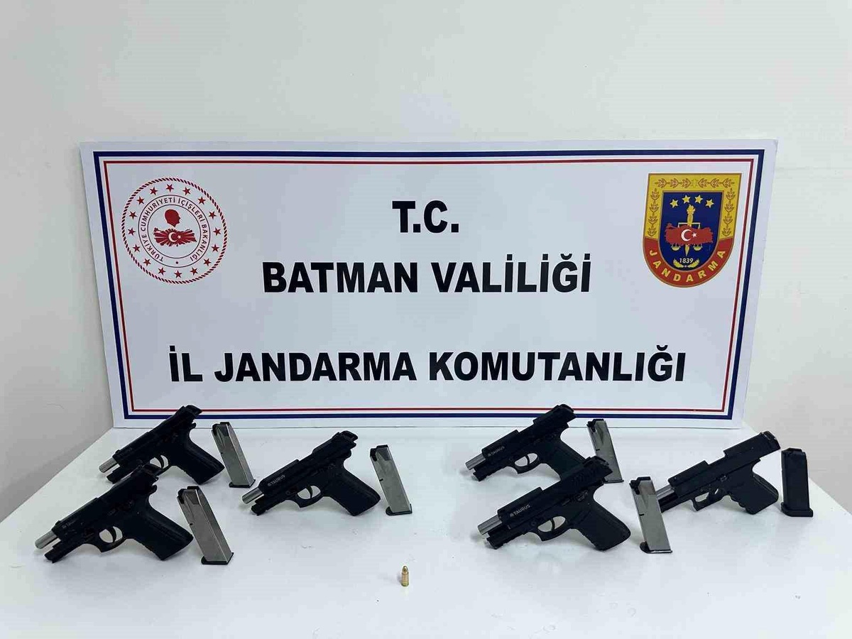 Batman\'da Silah Kaçakçılığı Operasyonu