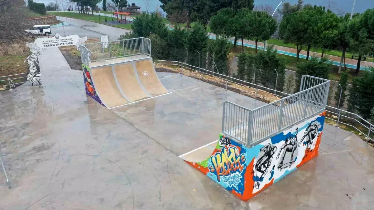 Darıca\'ya Yeni Skate Park İnşa Edildi