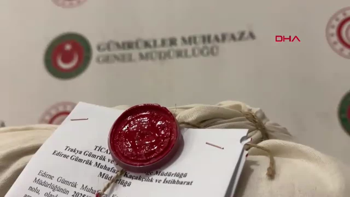 Edirne\'de Kapıkule Sınır Kapısı\'nda Uyuşturucu Operasyonu
