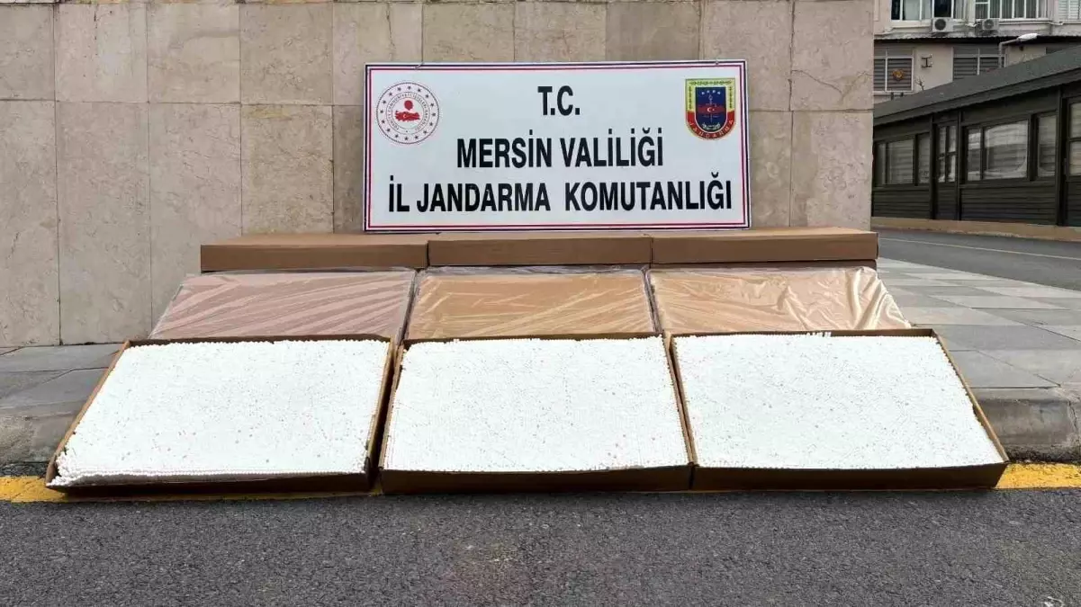 Mersin\'de Kaçak Sigara Operasyonu