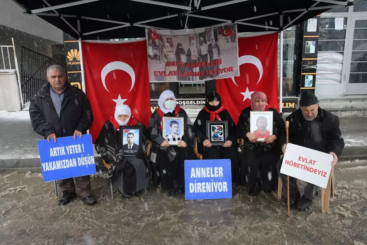 Muş\'ta Aileler PKK\'ya Karşı Eylemde