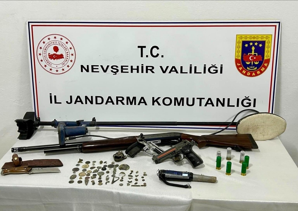 Nevşehir\'de Tarihi Obje Operasyonu