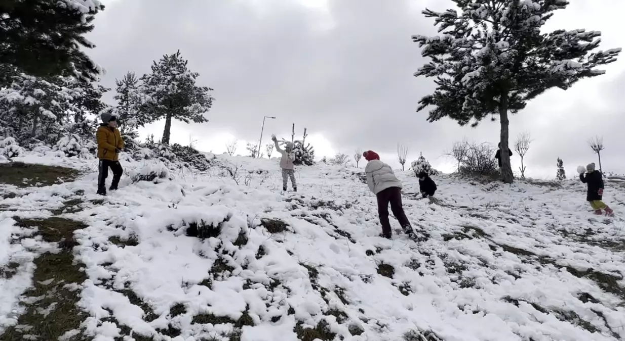 Kastamonu\'da Kar Tatili Eğlencesi