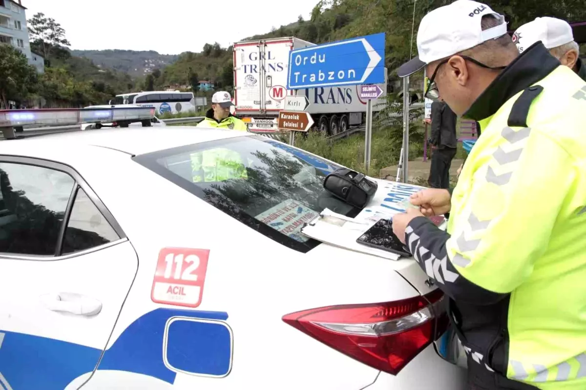 Ordu\'da Trafik Denetimleri: 15 Bin Araç Kontrol Edildi