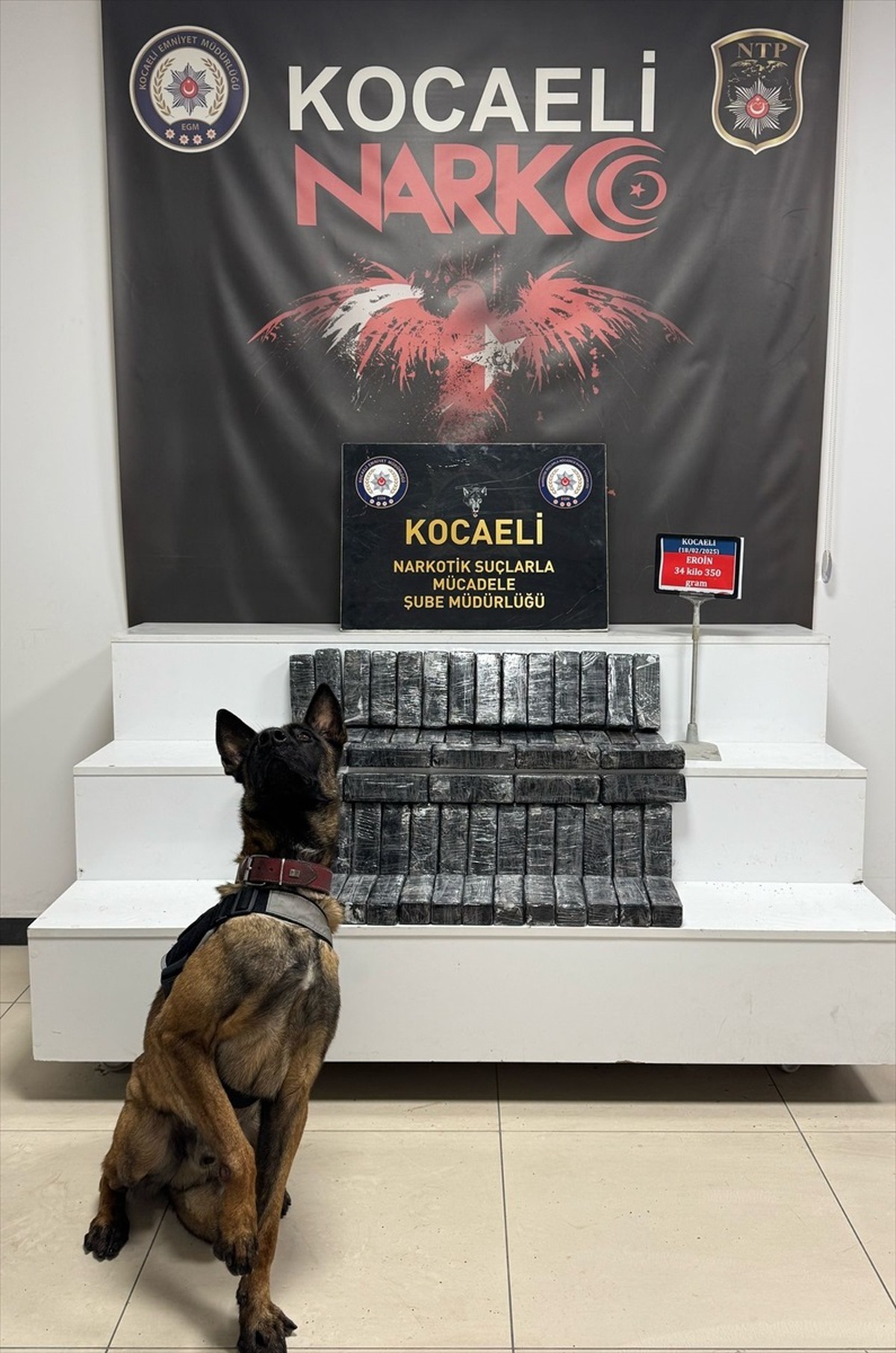 Kocaeli\'de 34 Kilo Eroin Ele Geçirildi