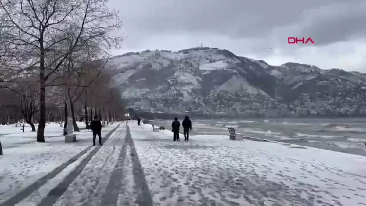 Ordu\'da Kar Yağışı Çocukları Sevindirdi, Hayatı Olumsuz Etkiledi