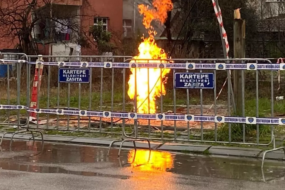 Kartepe'deki Metan Gazı Yangını Hakkında Bilgilendirme