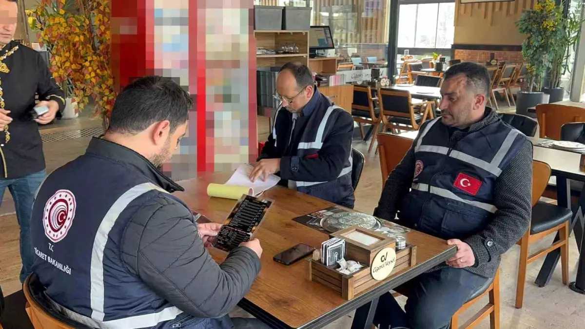 Tekirdağ\'da Restoran Fiyat Denetimi