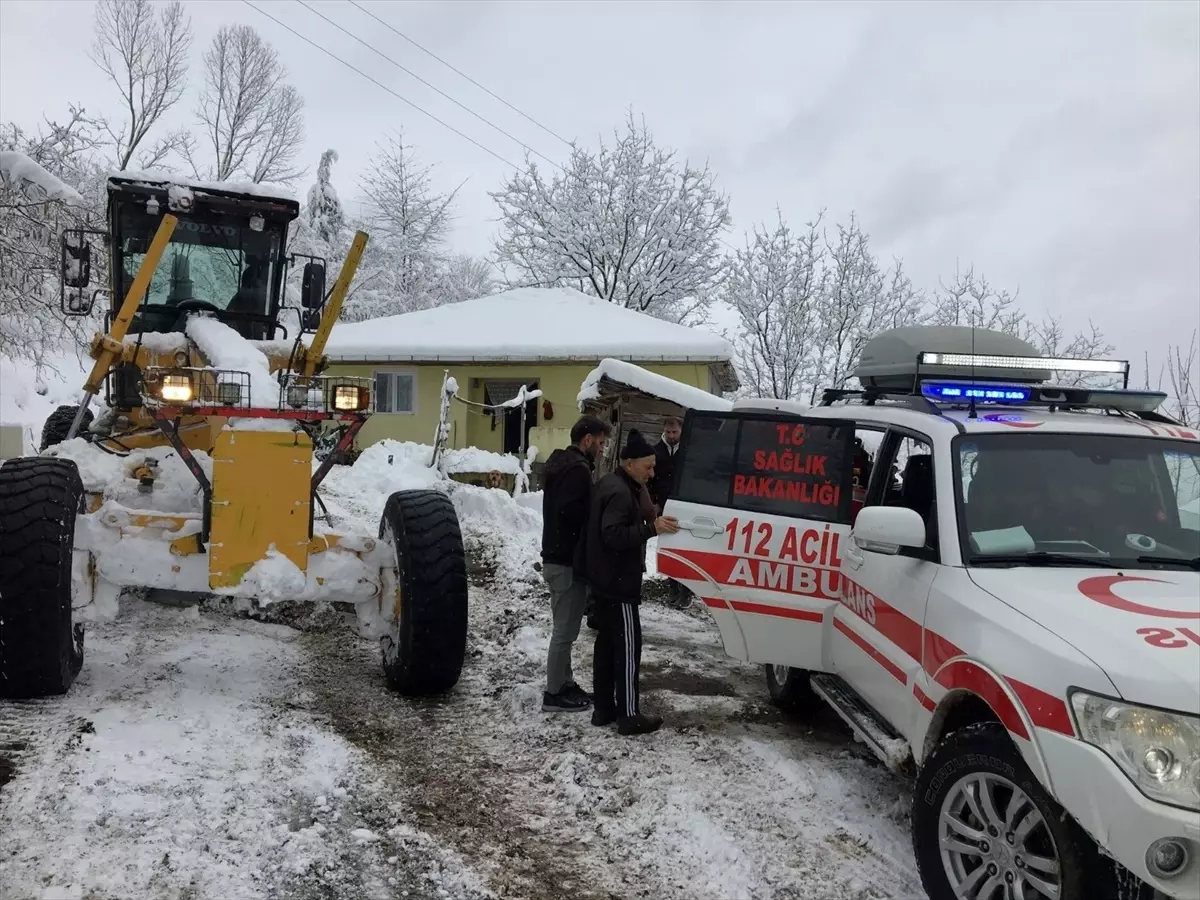 Kapatılan Yol Açıldı, Kalp Hastası Kurtarıldı