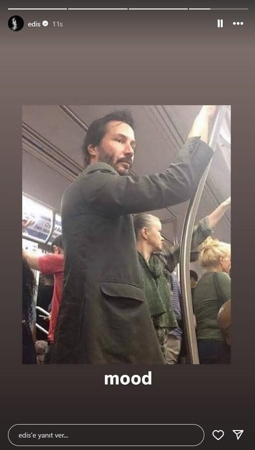 Ünlü şarkıcı Edis Görgülü, kar nedeniyle metroya bindi