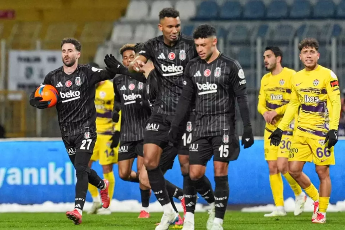 Beşiktaş, Eyüpspor\'u 3-1 mağlup etti