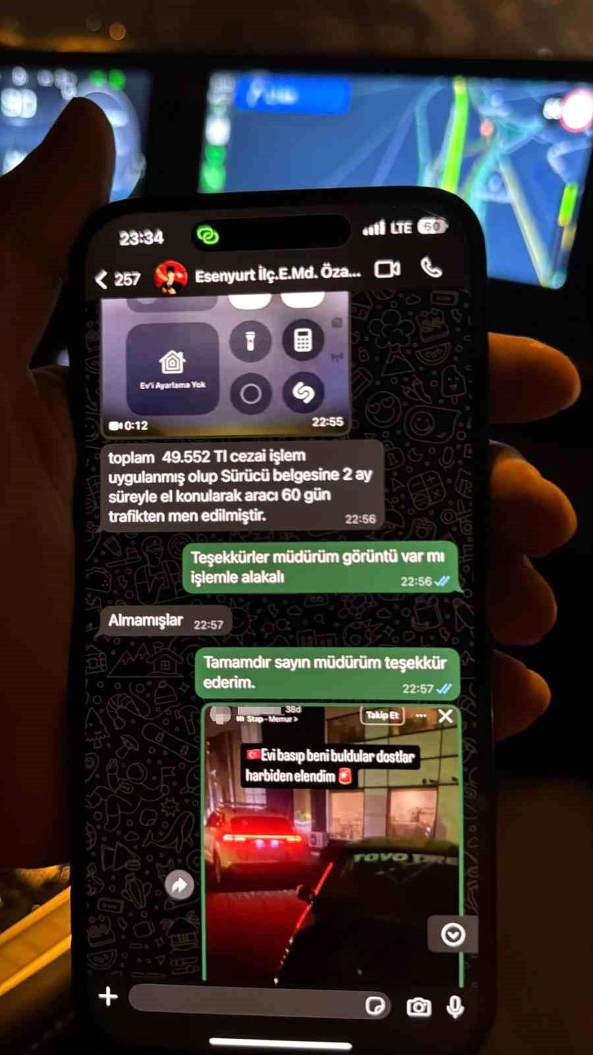 Drift Atan Trafik Magandası Yakalandı