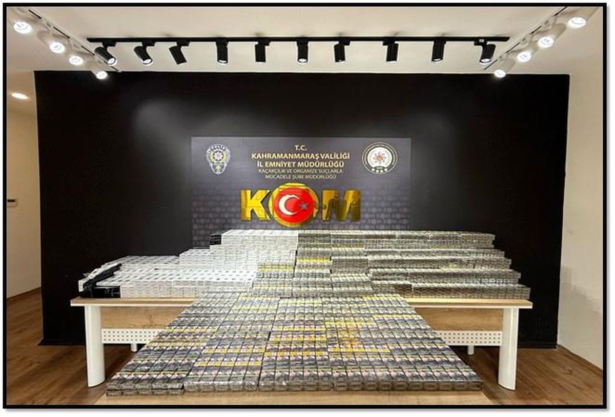 Kahramanmaraş\'ta Kaçak Sigara Operasyonu