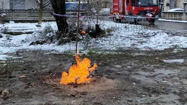 Kartepe'de Metan Gazı Yangını 4 Gündür Sürüyor