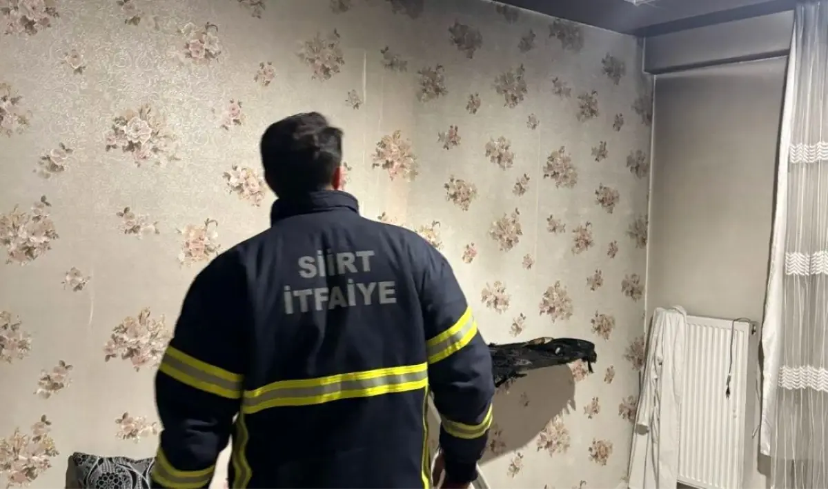 Siirt\'te Utü Yangına Neden Oldu