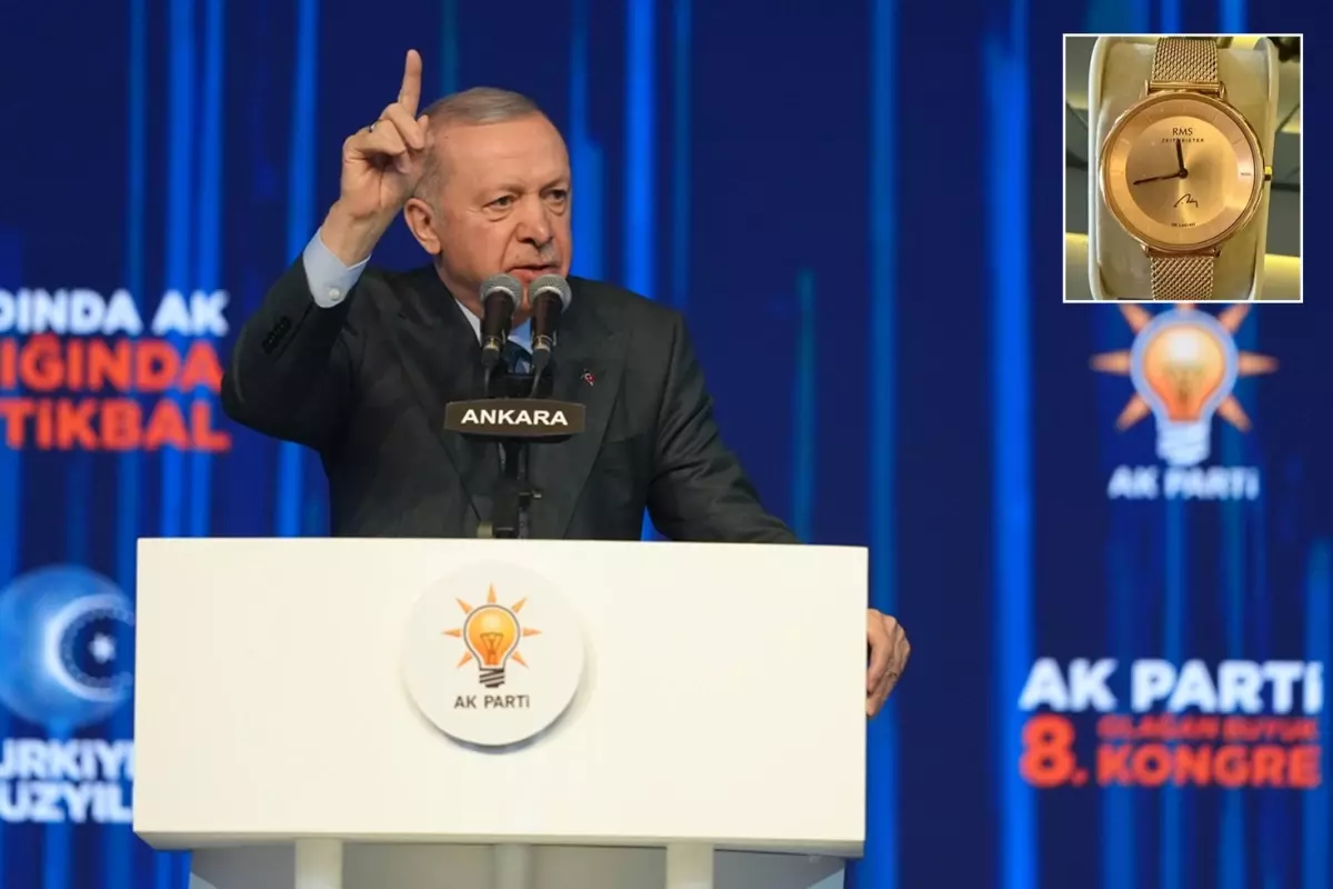 AK Parti Kongresi\'nde dikkat çeken hediye! Erdoğan detayı gözlerden kaçmadı