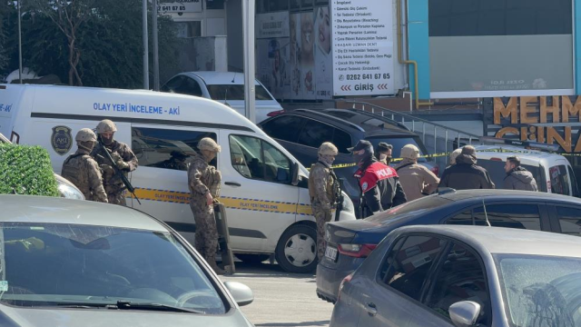 Kocaeli'de rehine krizi: 1 kişi vuruldu, restorandakiler alıkoyuldu