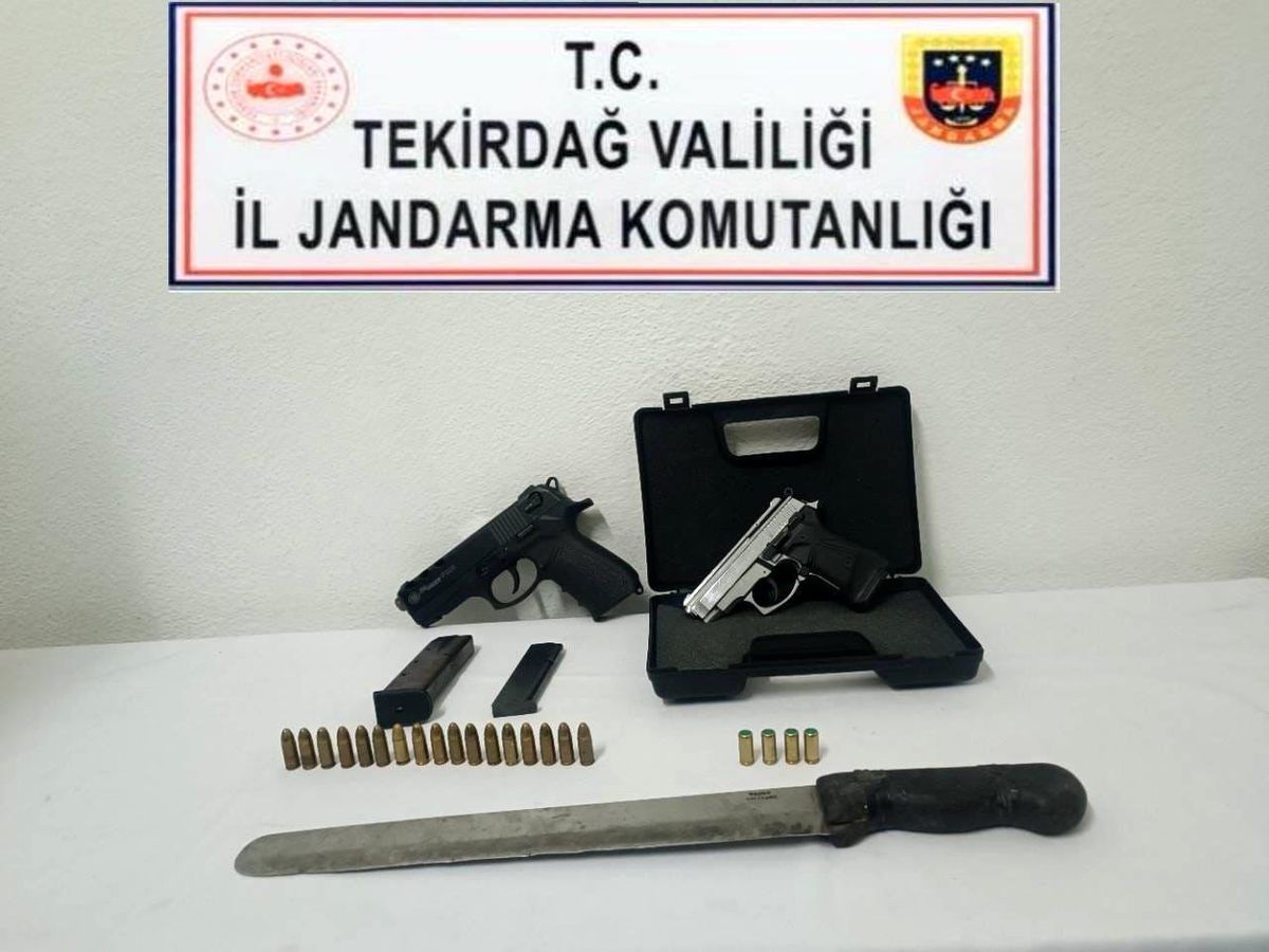 Tekirdağ\'da Uyuşturucu ve Silah Operasyonu
