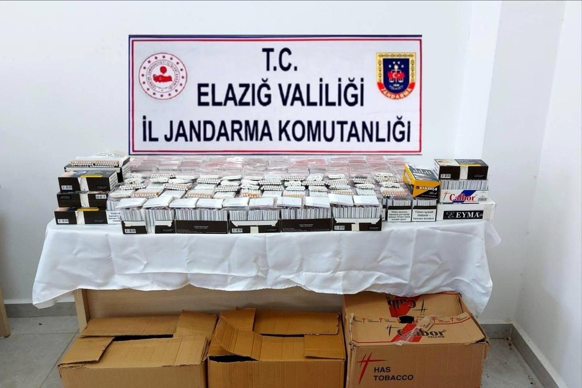 Elazığ\'da Bandrolsüz Sigara Operasyonu