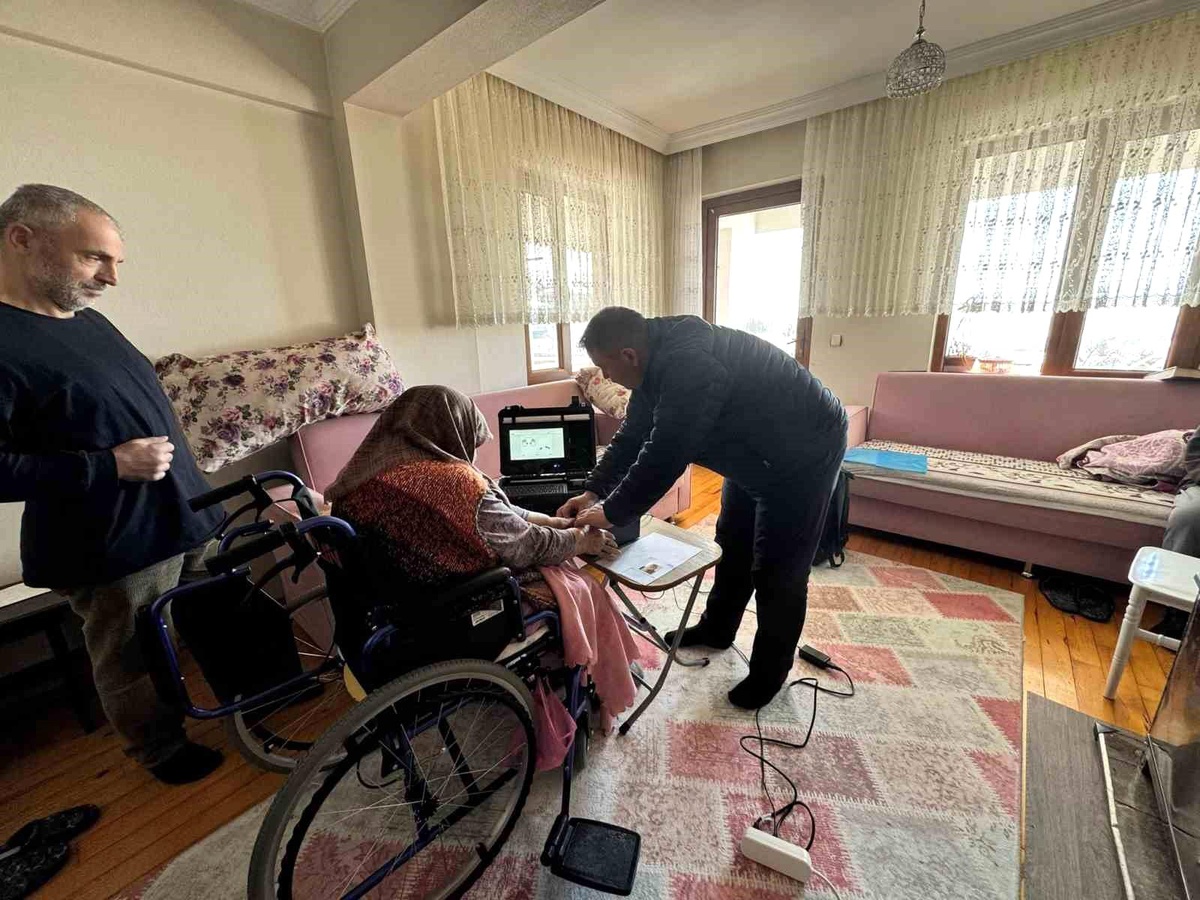 Kışta Nüfus Hizmeti Yaşlıların Ayağına Gidiyor