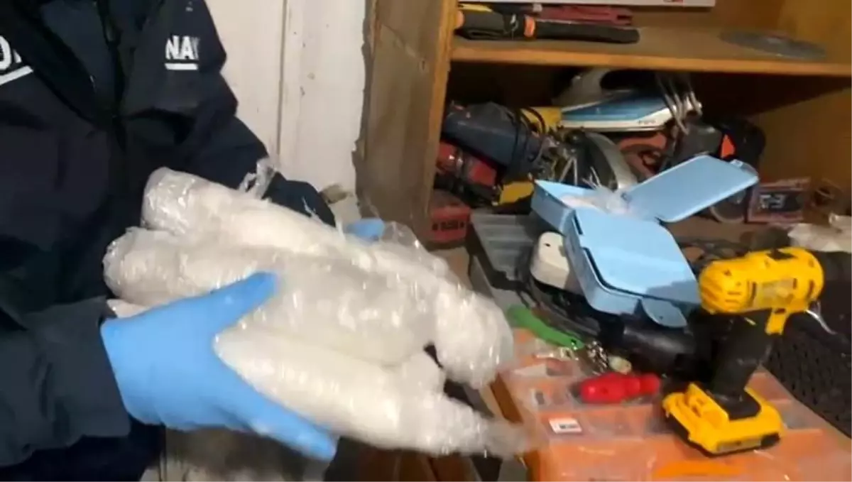 Samsun\'da Marangoz Atölyesinde Uyuşturucu Baskını