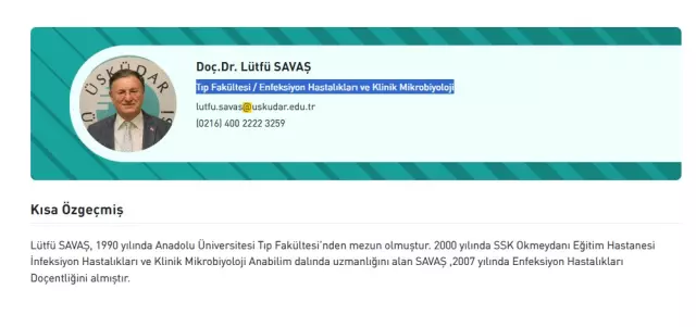 CHP'den ihraç edilen Lütfü Savaş, Üsküdar Üniversitesi'nde işe başladı