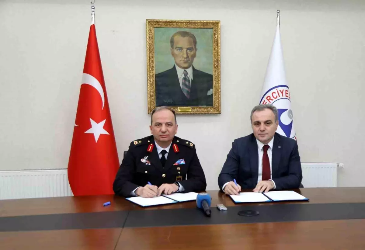 ERÜ ve Jandarma Kriminal Protokol İmzaladı