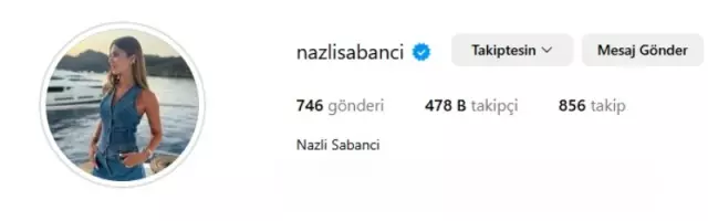 Hacı Sabancı'nın babalık davası sonrası Nazlı Sabancı soyadını sildi