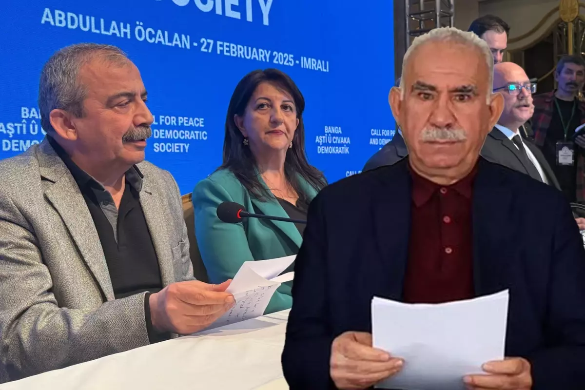 Abdullah Öcalan\'dan tarihi çağrı: PKK kendini feshetmeli, tüm gruplar silah bırakmalı