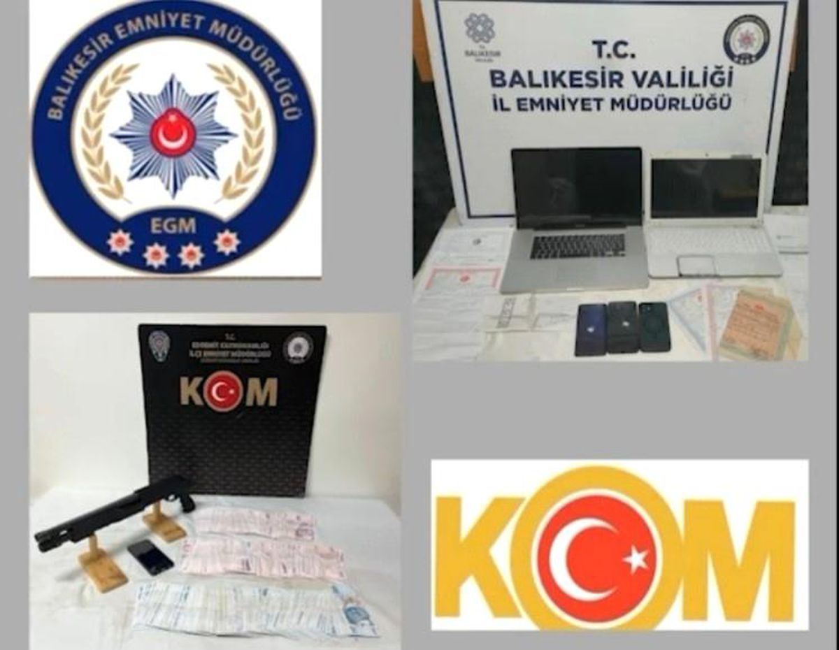 Balıkesir\'de Tefecilik Operasyonu: 6 Gözaltı