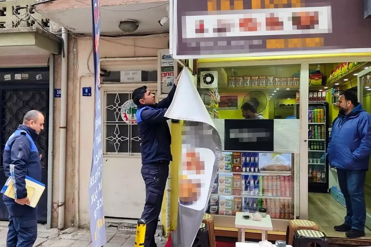 Efeler Belediyesi Kaldırım İşgallerine Karşı Denetimlerini Sürdürüyor