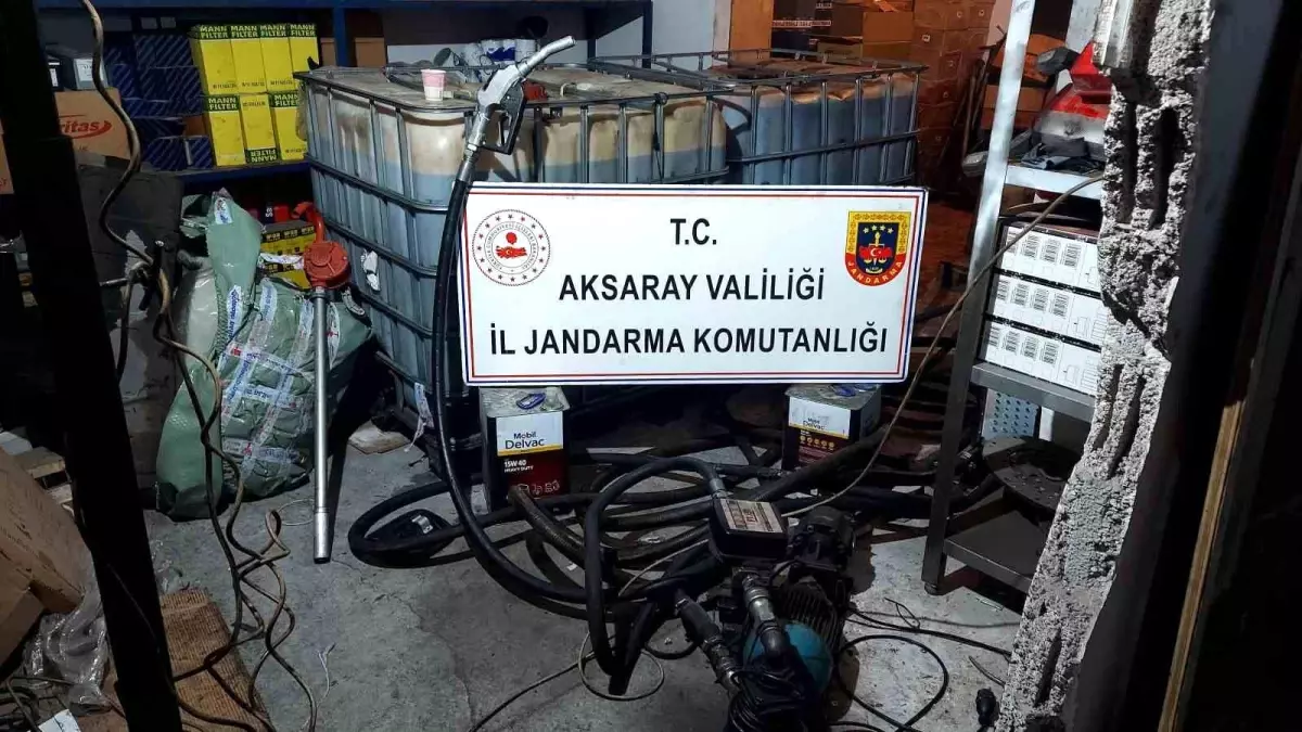 Aksaray\'da Kaçak Yağ Operasyonu