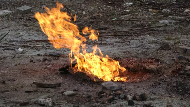 Kartepe'deki Metan Gazı Yangını 10. Günde Azaldı