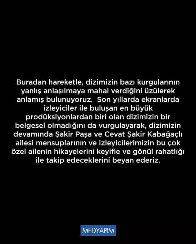 Şakir Paşa Ailesi krizi çözüldü! İşte dizinin ekrana geleceği gün