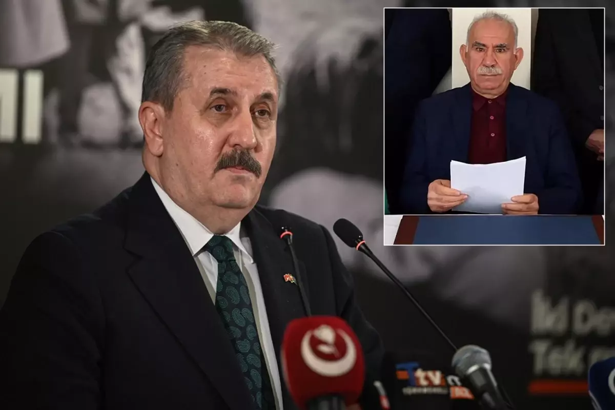 BBP lideri Destici, Öcalan\'ın çağrısı sonrası bayrak açtı: Kabul edilemez