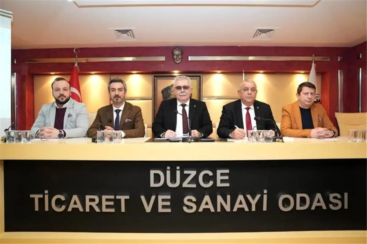 Düzce Ticaret ve Sanayi Odası\'nın Olağan Meclis Toplantısı Gerçekleşti