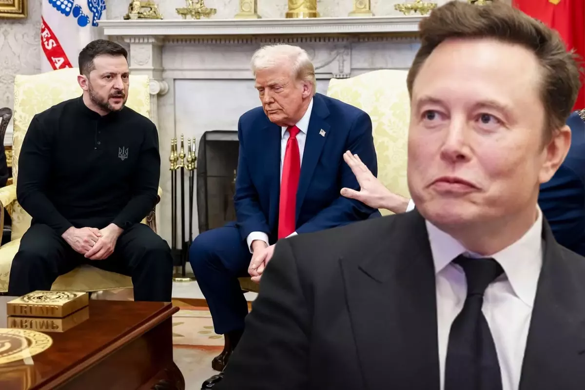 Elon Musk\'tan, Zelenskiy ile tartışan Trump\'a tek cümlelik destek