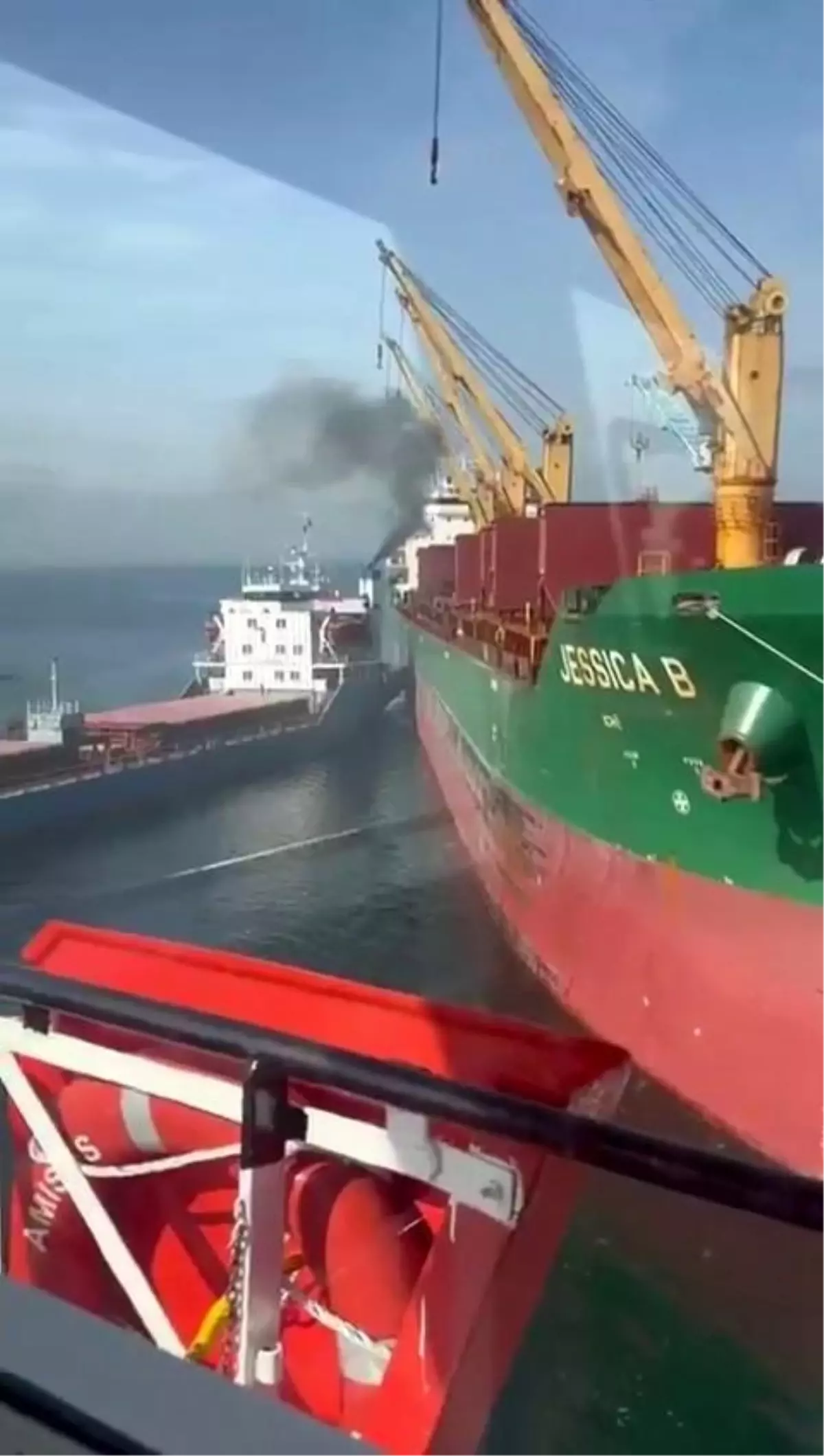 Gemlik\'te Gemi Çarpışması