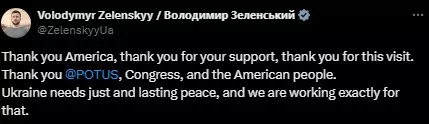 Trump'ın o sözlerine bomba gönderme Beyaz Saray'dan ayrılan Zelenskiy'den ilk açıklama geldi