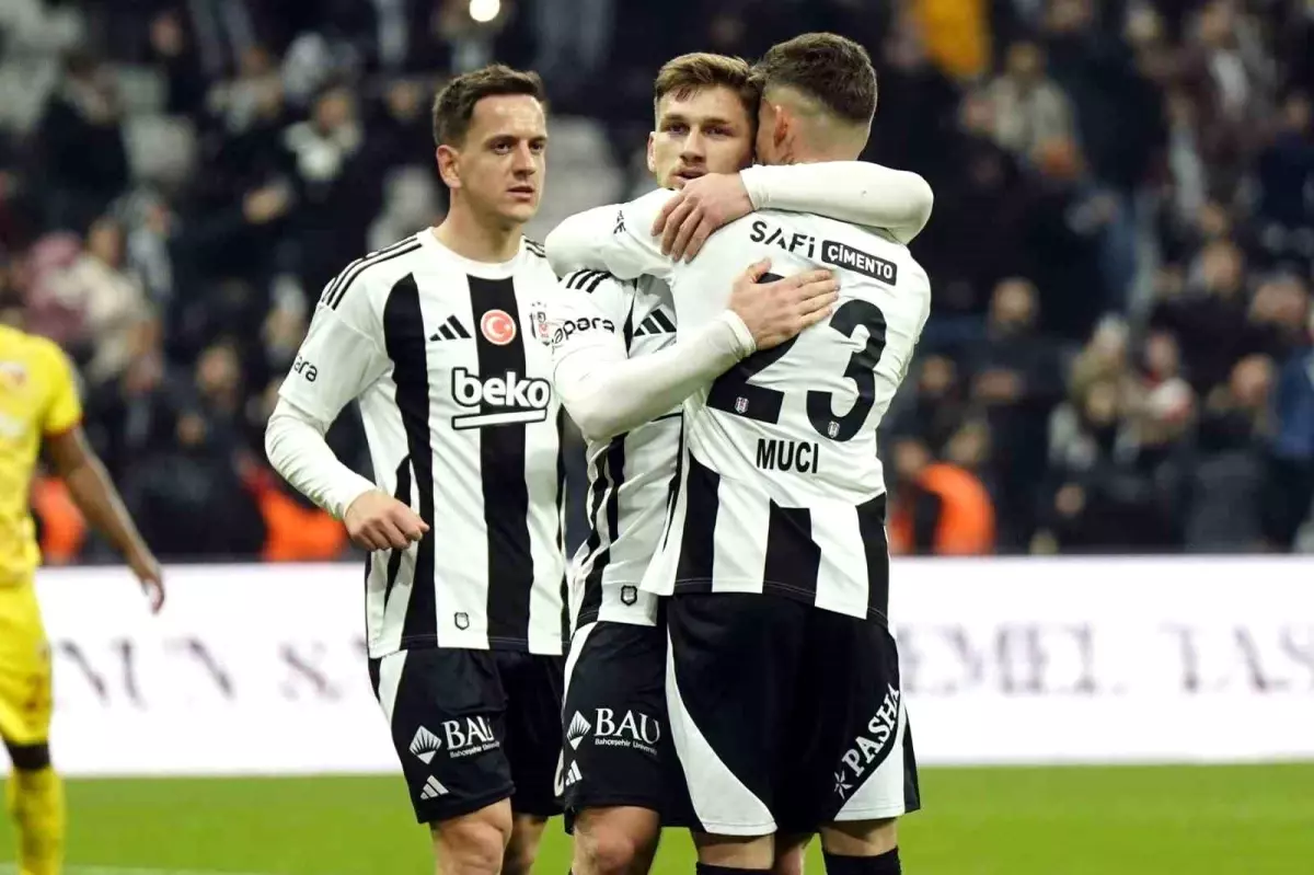 Beşiktaş, Kayserispor\'u 2-0 yendi