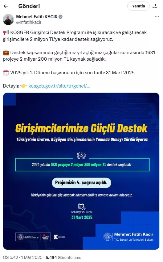 İş kuracaklara rekor destek verilecek! İşte şartlar