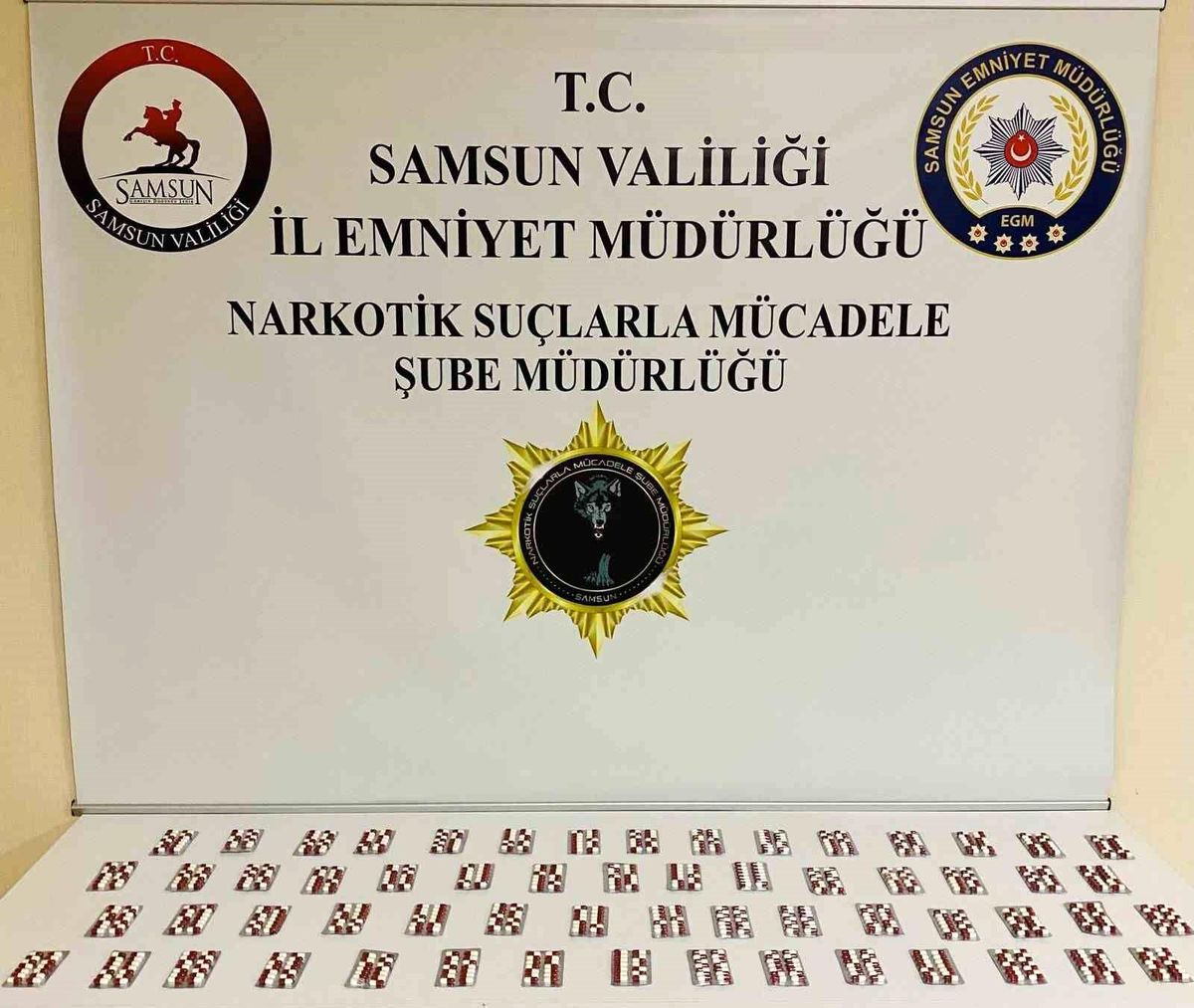 Samsun\'da Uyuşturucu Operasyonu: 840 Sentetik Ecza Ele Geçirildi