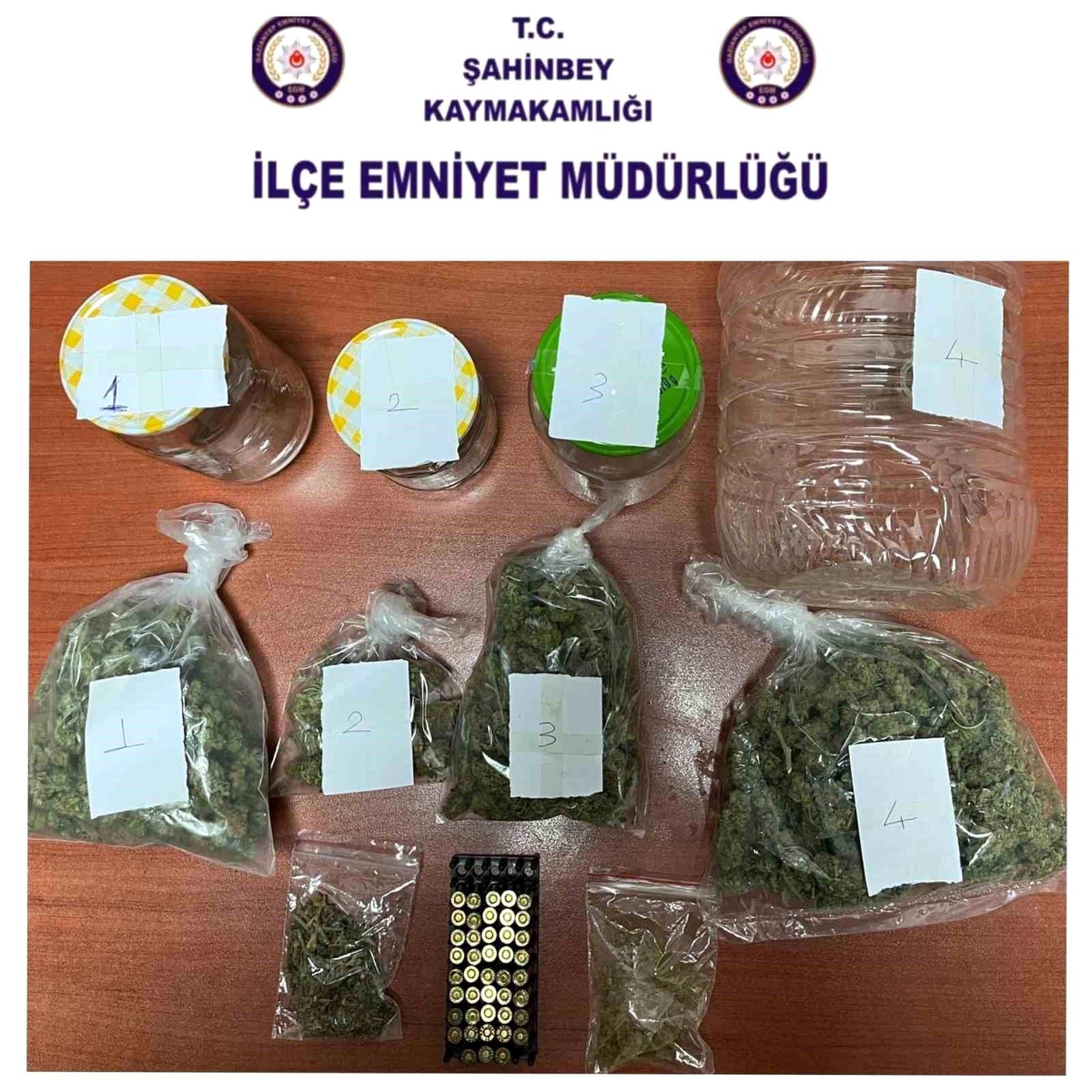 Gaziantep\'te Uyuşturucu ve Silah Operasyonu