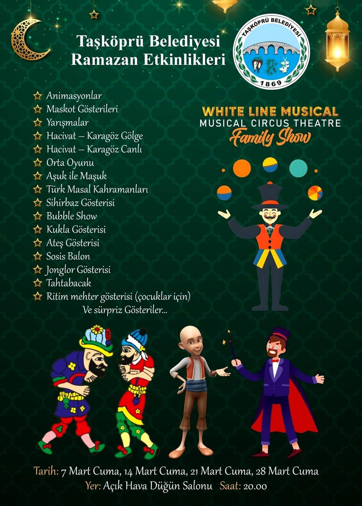 Taşköprü\'de Ramazan Etkinlikleri Başlıyor